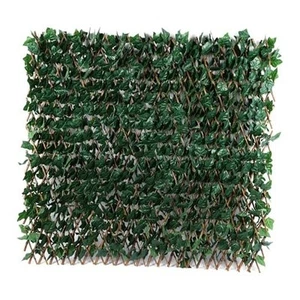 Expandable Artificial Ivy Privacy Screen, Outdoor Garden Decorations, Deck - Picture 1 of 8