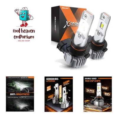 9145 H10 LED Fog Light Bulbs or DRL, 18000LM 800% Brightness 9140 H10 9145 LE... - Image 1 of 4