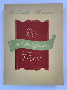 Noten. R. Strauss. Die schweigsame Frau.  Opus 80. Klavierauszug mit Text. - Bild 1 von 1