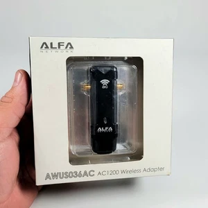 Alfa AWUS036AC 802.11ac 867 Mbps WiFi USB Adapter DUAL BAND USB Kali Linux - Bild 1 von 6