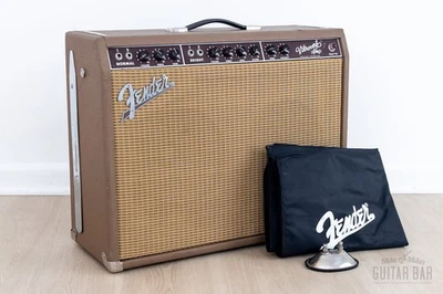 1995 Fender Vibroverb Brown Panel '63 Vintage Reissue Tube Amp 2x10 - Image 1 of 4