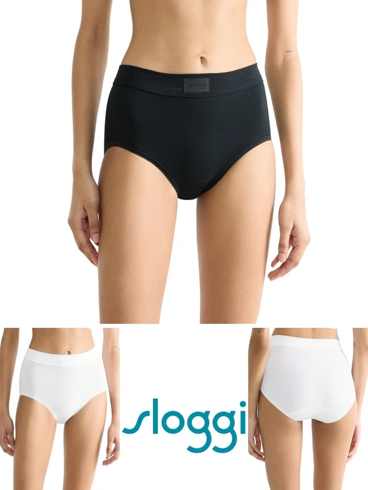 Sloggi Double Comfort T Maxi Brief 95% Cotton Briefs Soft Lingerie Knickers - Изображение 1 из 1