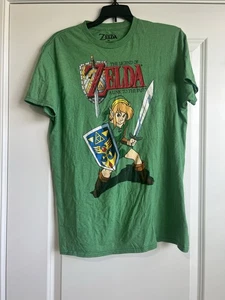 Legend Of Zelda Shirt Mens Size Medium Green A Link To The Past - Picture 1 of 9