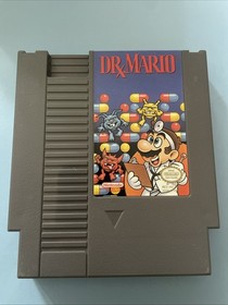 DR MARIO (Nintendo NES, 1990) Authentic Video Game Cartridge Tested Works 