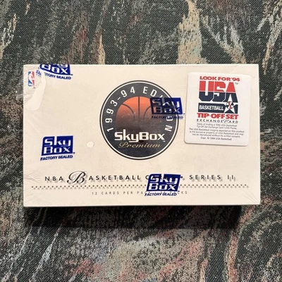 1993-94 Skybox Premium Series 2 NBA basquete caixa lacrada de fábrica - Imagem 1 de 2