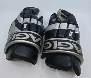 Eagle X6 Odyssey [15" 38cm] Leder Eishockey Spieler Handschuhe - Repalm Reparaturen - Bild 1 von 13