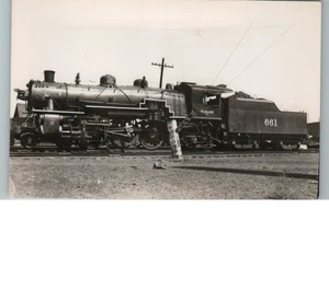Wabash Eisenbahn Lokomotive 661 Klasse J1 Chicago 17. Juli 1934 Postkarte - Bild 1 von 2