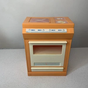 Vintage Barbie 3-in-1 Cooking Center Stove/Oven - Mattel 1992 Dollhouse Kitchen - Foto 1 di 10