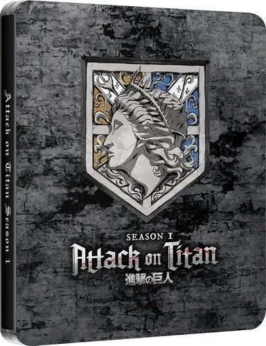 Attack on Titan: Season 1 Complete (Steelbook) [Used Very Good Blu-ray] Boxed Foto 1 de 1