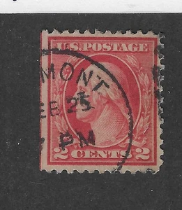 Scott # 500, 2 centavos rosa profunda tipo 1a, 1917, en estado bastante bueno, valor = $240 - Imagen 1 de 1