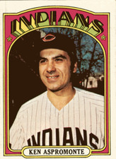 1972 Topps #784 Ken Aspromonte Cleveland Indians