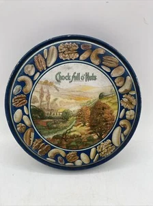 Vintage Chock Full O' Nuts Rare Nuts Metal Tin With Lid Great Graphics - Picture 1 of 3