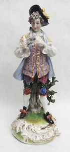 BEAUTIFUL EARLY 19th GERMAN LUDWIGBERG 12" PORCELAIN FIGURINE - Picture 1 of 8