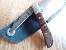 Damascus Steel Folding pocket knife 002