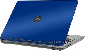 BLUE Vinyl Lid Skin Cover Decal fits HP ProBook 655 G1 Laptop - Picture 1 of 1