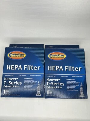 2 New Hoover T Series Exhaust HEPA Filter - True HEPA Filter - 1 Filter Per Box - Image 1 of 3