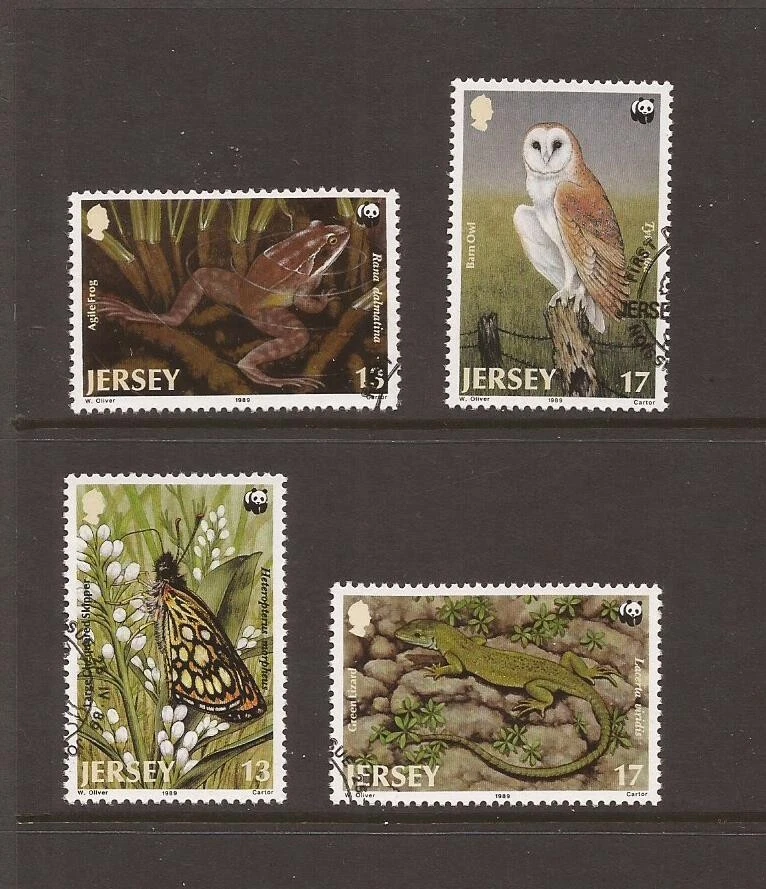 1989 Jersey, Rare Fauna, Fine Used Set of Stamps, SG. 492-5 #101 - Image 1 of 1