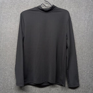 BVD long sleeve shirt - Men's SIZE M - Black, high neck, athletic ...