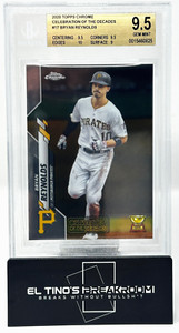 BRYAN REYNOLDS 2020 Topps Chrome Celebration of the Decades BGS 9.5 Gem Mint