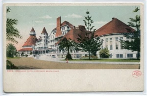 Postal Coronado Hotel Coronado Beach San Diego California 1905c - Imagen 1 de 1