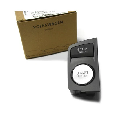 Audi A6 S6 RS6 4F C6 Start Stop Switch Engine Genuine Chrome Switch Keyless - Image 1 of 4