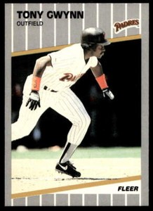 1989 Fleer #305 Tony Gwynn   San Diego Padres