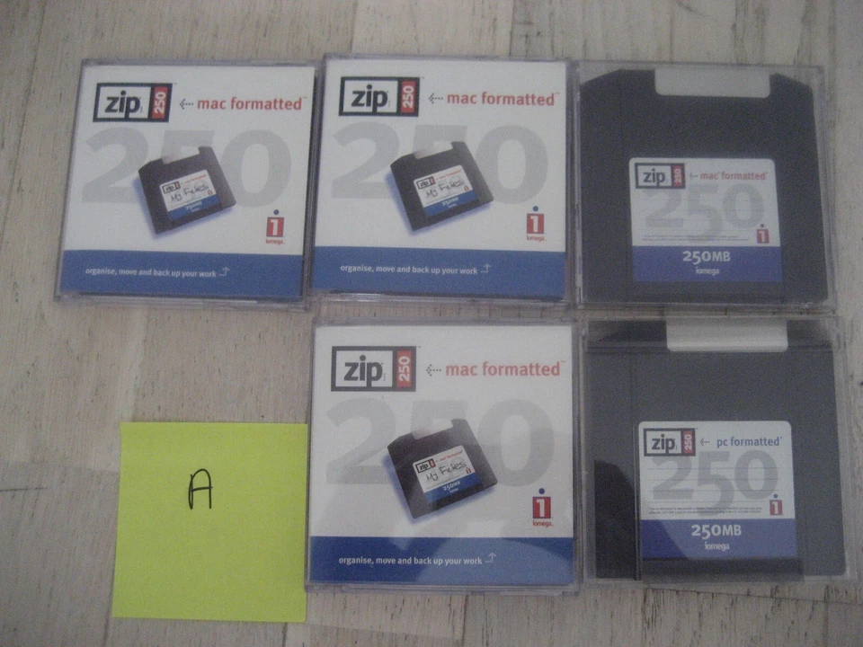 lot de 5 disquettes zip 250  reference A - Photo 1/1