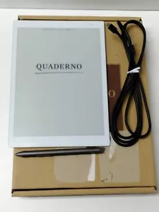 Fujitsu FMV-DPP04 QUADERNO Digital Paper Tablet White A5 size 10.3 in Tested - Picture 1 of 6