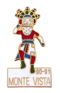 Vintage Kachina Monte Vista Anstecknadel Hutnadel Indianer 1990 1991 - Bild 1 von 4