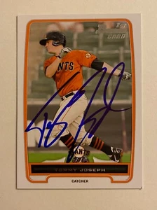 Tommy Joseph Signed Bowman #BP100 2012 Card San Francisco Giants Auto MLB RAD - Picture 1 of 1