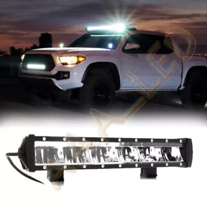 14Inch LED Light Bar Spot Offroad Car Truck ATV SUV UTE 4WD Bumper Roof Lamp 12V - Picture 1 of 9
