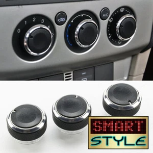 SmartStyle BLACK Aluminium Heater Knobs Buttons for Ford Focus/C-Max/S-Max/ST - Picture 1 of 8