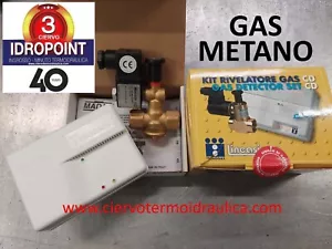 RILEVATORE FUGHE GAS METANO TECNOGAS CON ELETTROVALVOLA N.A. 1/2 NORMA EN 50194 - Foto 1 di 7