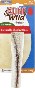 KONG WILD SPLIT ELK ANTLER MEDIUM DOG BONE (035585317045) - Picture 1 of 1