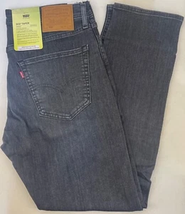 New Mens Levis 502 Taper Fit Stretch Denim Riveted Jeans Grey Waist Size 32 38 - Picture 1 of 5