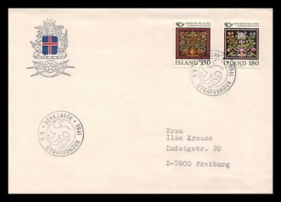 Iceland 1980 FDC, Norden V. Old Applied 19th Century Art. Lot # 4. - Image 1 of 2