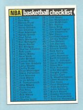 1974-75 Topps Basketball NBA UNMARKED CHECKLIST #141 NM/MT RARE!