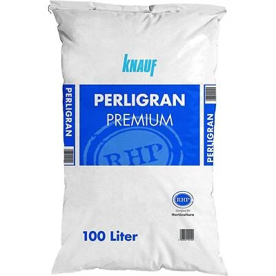 Perligran Premium Knauf Perlite Grow Substratverbesserer Pflanzzusatz 2-6mm 100L - Bild 1 von 4