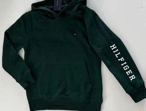NWT, Boys Tommy Hilfiger Green Hoodie, Size S(8). Eu 134/140 - Picture 1 of 1
