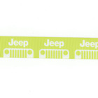 Neongrüner Jeep 7/8" Ripsband 1,3,5,10 Yard