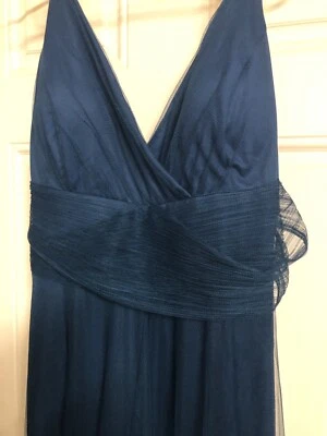 Ever Pretty темно-синий зеленый тюль платье для официальных приемов размер 18 круиз вечеринки выпускного - Изображение 1 из 4