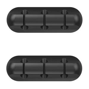 2 Pcs Standwich -Datenkabel Kabelführungshalter Kabelhalterclips Aus Silikon - Bild 1 von 12