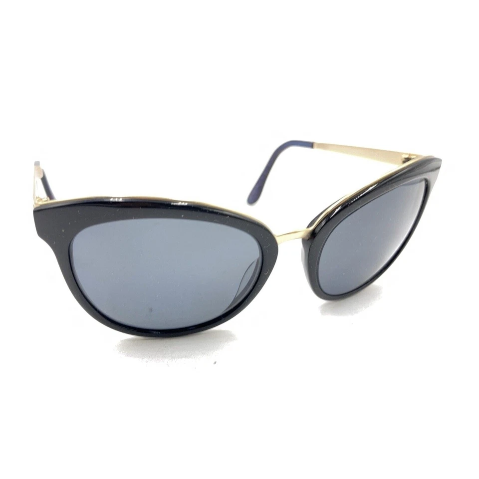 Gafas de sol Tom Ford Emma TF461 05W negro gris azul púrpura marcos 56-19 130 Italia Foto 1 de 4