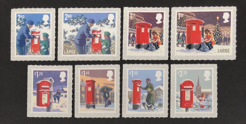 Juego de 8 Navidad 2018. SG4154-61. Sin montar como nuevo, MNH. Foto 1 de 1