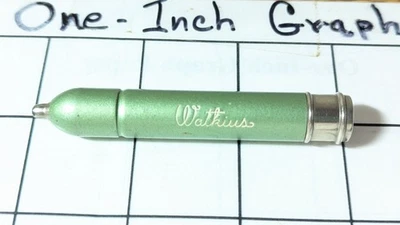 Dispensador de tubo de polvo facial Watkius vintage Art Deco de metal Foto 1 de 3