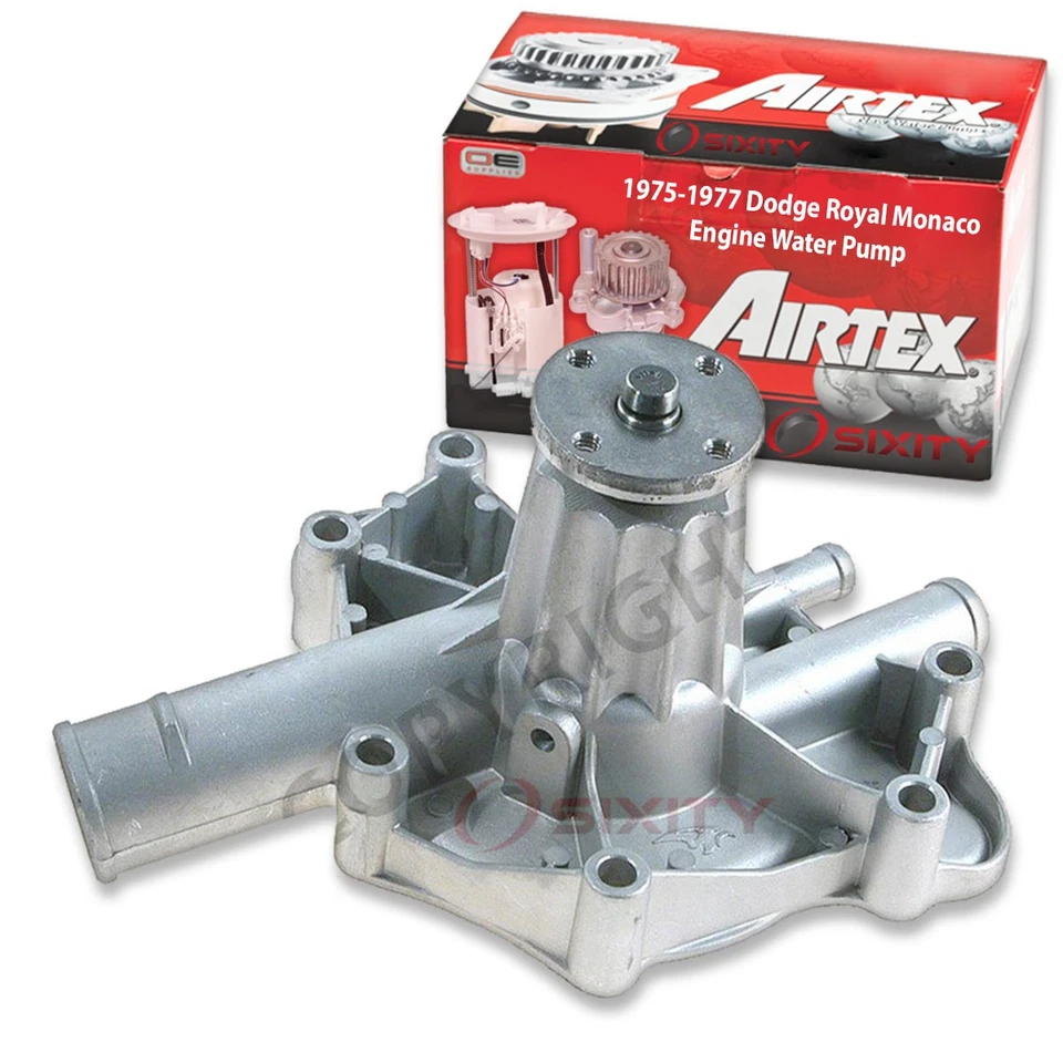 Водяной насос двигателя Airtex для 1975-1977 Dodge Royal Monaco 5,2 л 5,9 л V8 bl - Изображение 1 из 4