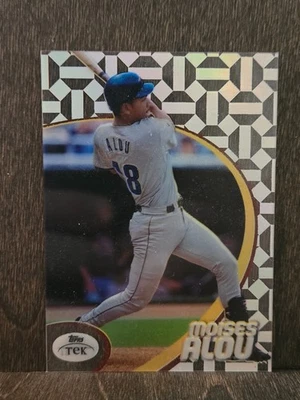 1998 TOPPS TEK #55 MOISES ALOU PATTERN 31 HOUSTON ASTROS - Image 1 of 3