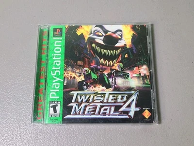 Twisted Metal 4 PS1 PlayStation 1 Complete W/ Manual CIB Greatest Hits Tested - Image 1 of 4