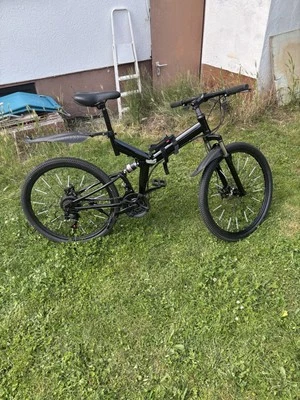 Pinyelin 26 Zoll Mountainbike 21 Gang Faltrad schwarz - Bild 1 von 4