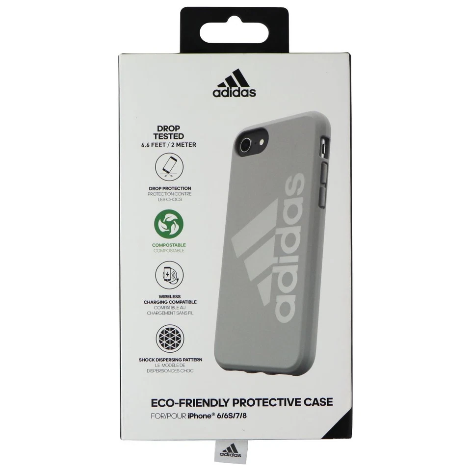 Funda protectora ecológica Adidas para Apple iPhone 8/7/6s - Gris Foto 1 de 1